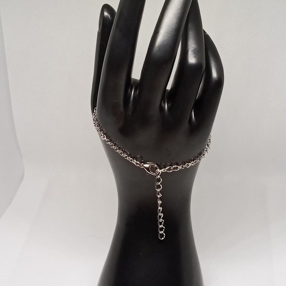 Stainless Steel Bracelet with Open Ring Pendant Jewelry #5 - Picture 5 of 8